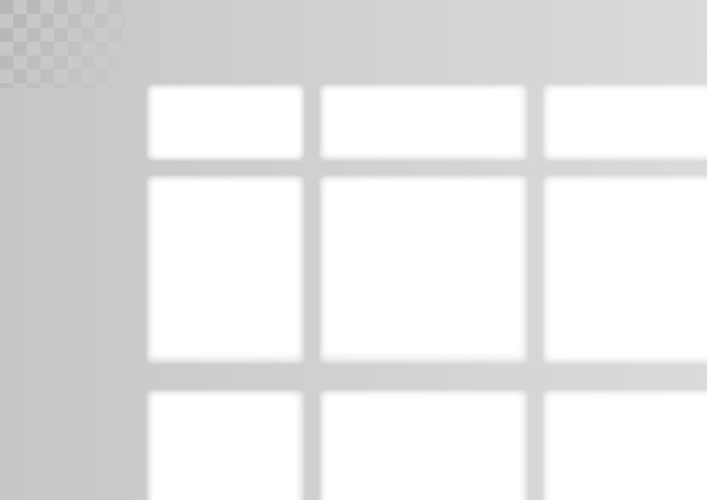 Window and blinds shadow. Realistic light effect of shadows and natural lighting. Vector illustration