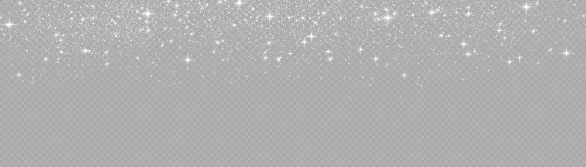 White sparks glitter special light effect. Vector sparkles. Christmas abstract dust. Sparkling magic dust particles effect. Sparkling texture. Stardust sparks