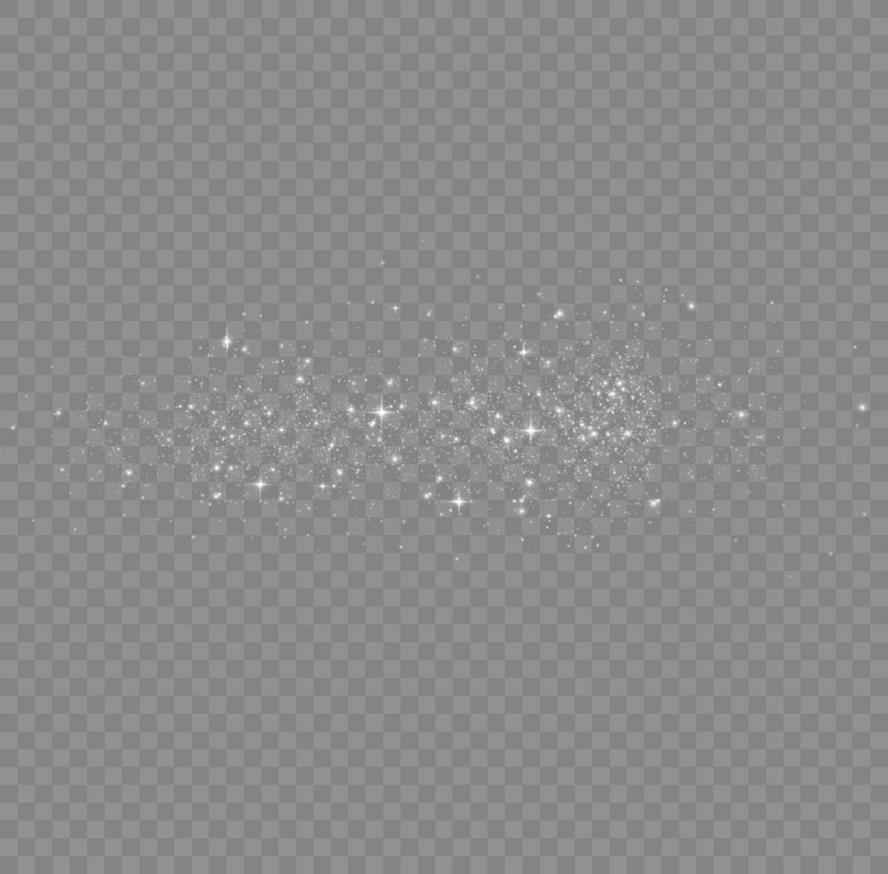 White sparks glitter special light effect. Vector sparkles. Christmas abstract dust. Sparkling magic dust particles effect. Sparkling texture. Stardust sparks