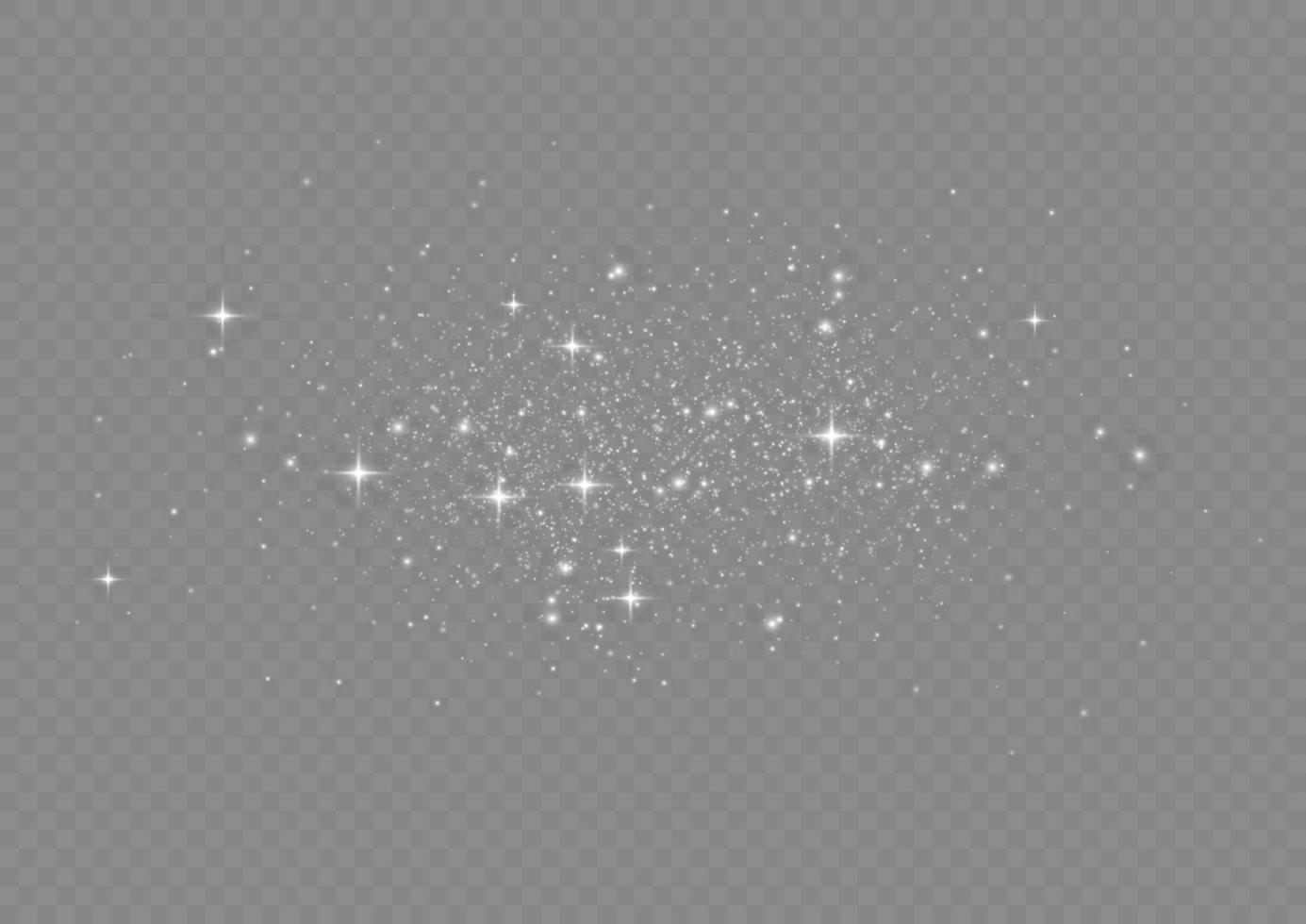 efecto de luz especial de brillo de chispas blancas. destellos vectoriales. polvo abstracto de navidad. efecto de partículas de polvo mágico brillante. textura brillante. chispas de polvo de estrellas vector