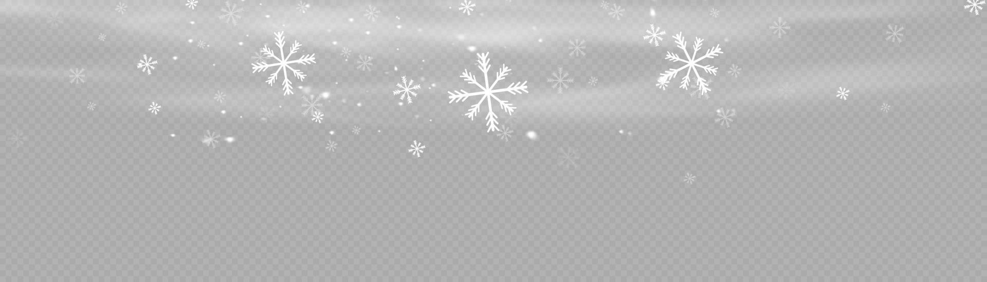 nieve y viento. elemento decorativo degradado blanco.ilustración vectorial. invierno y nieve con niebla. viento y niebla. vector