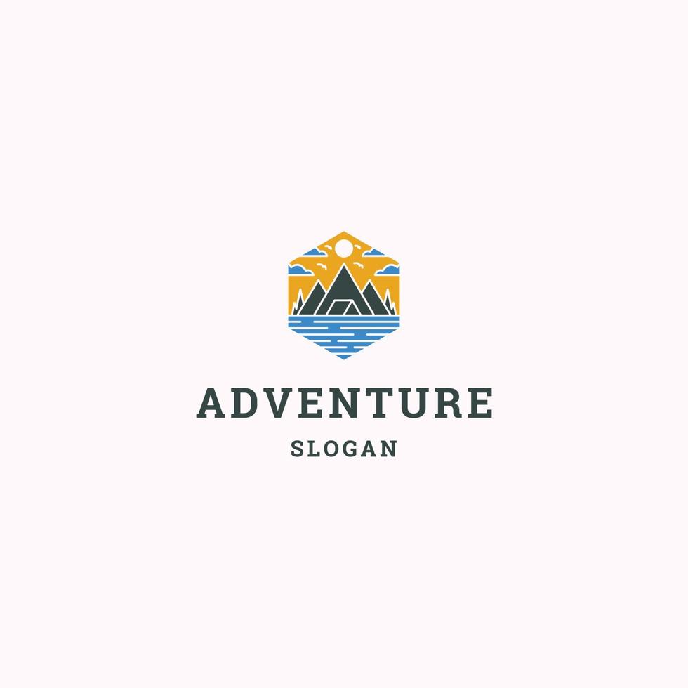 Adventure logo icon design template vector illustration