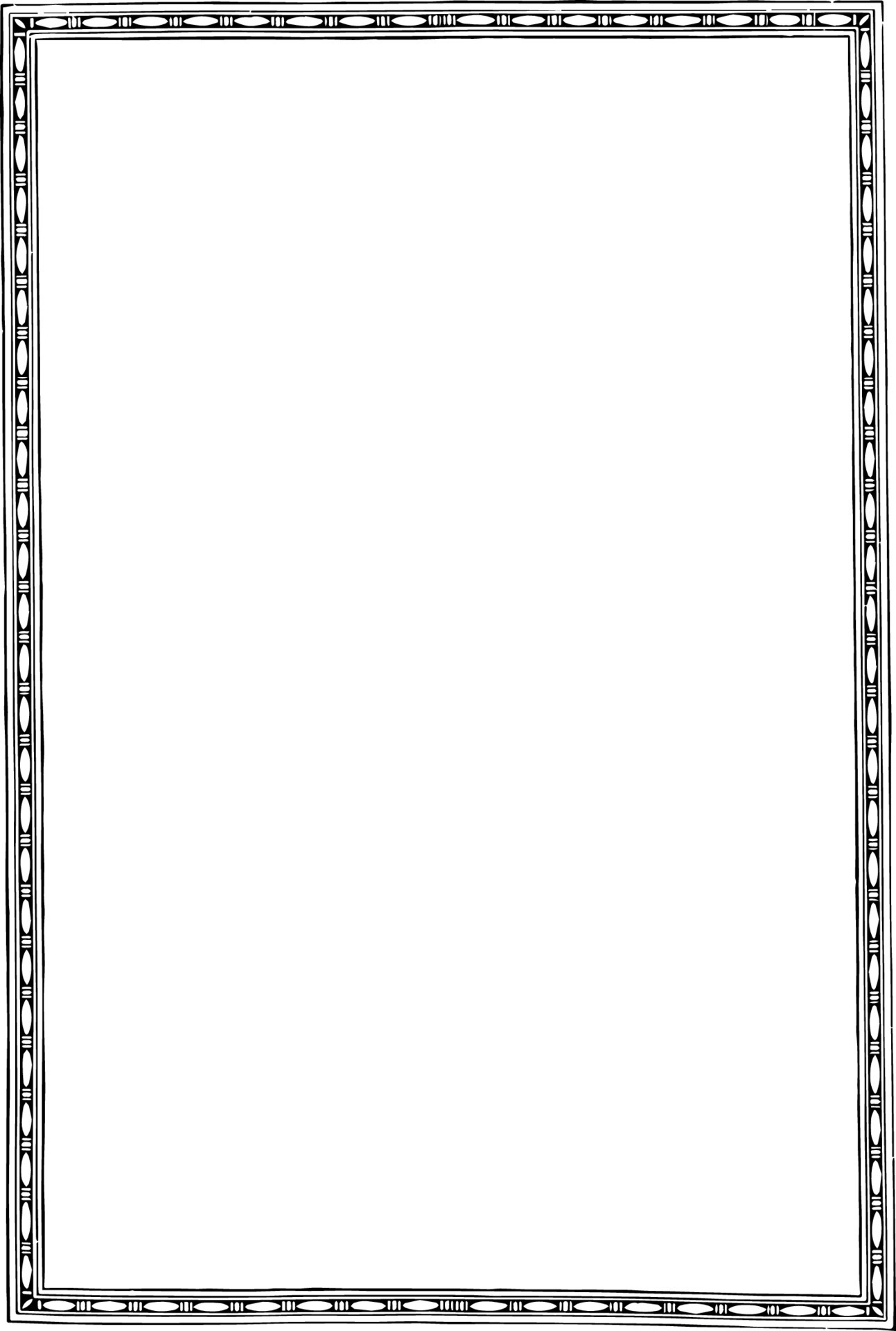 Simple Border Is A Narrow Pattern Full Page Border Vintage Engraving simple-border-is-a-narrow-pattern-full-page-border-vintage-engraving
