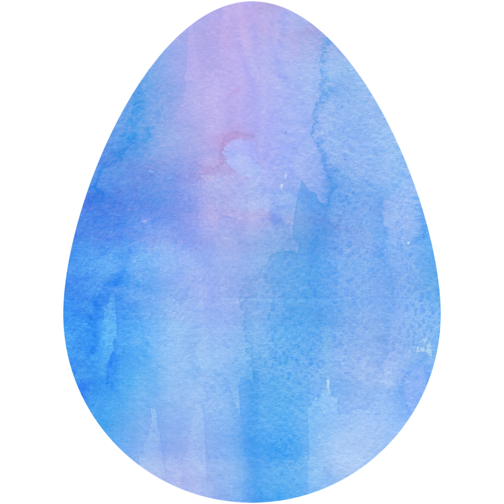 Aquarell Osterei. ovale form, hintergrund, textur. transparente PNG-Cliparts png