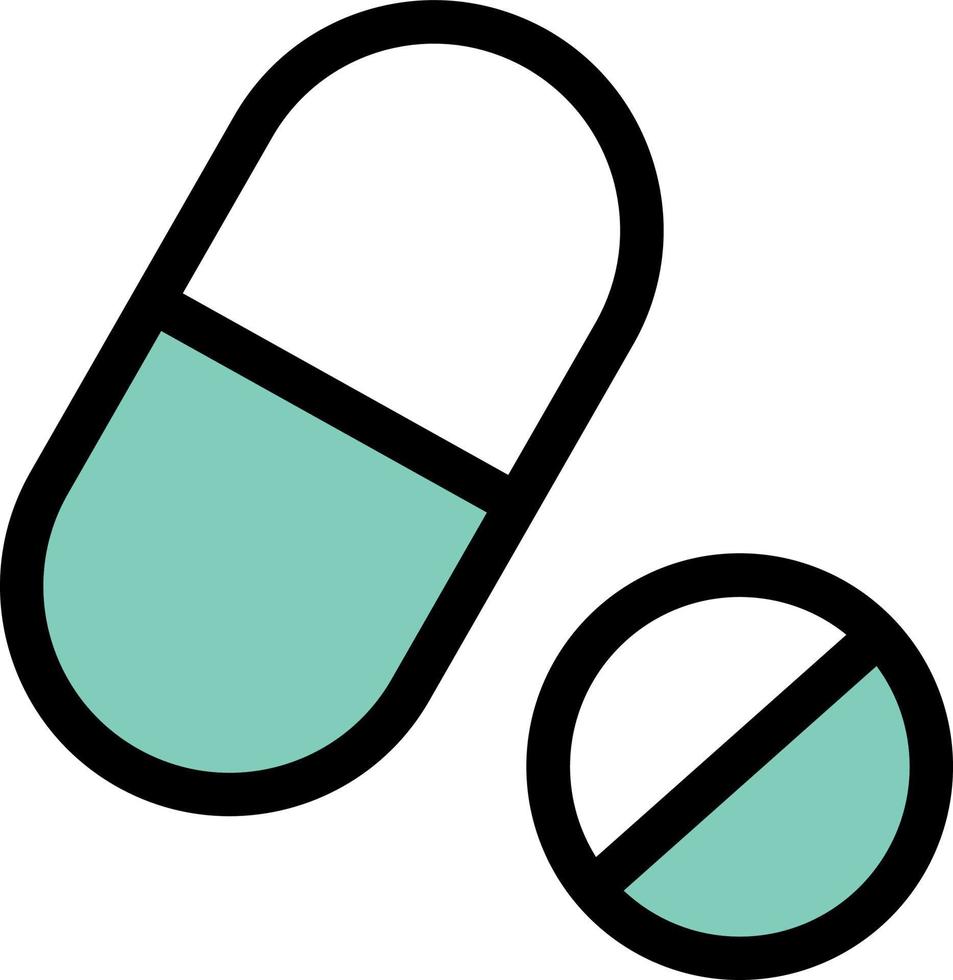 Corona virus medicine, illustration, vector on a white background.