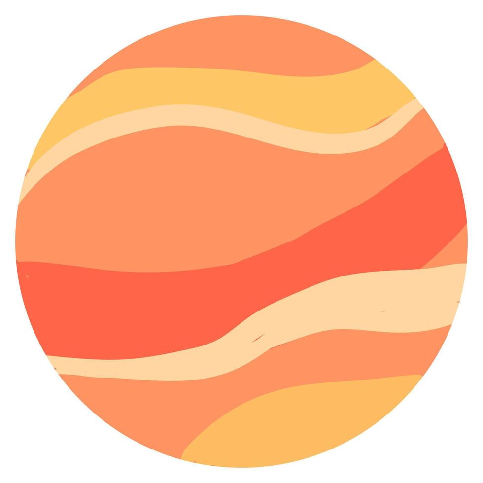 Venus planet, illustration, vector on white background. 13470593 Vector