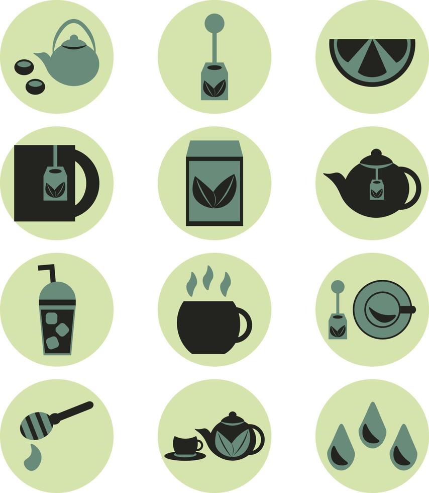 Tea break, illustration, on a white background. vector