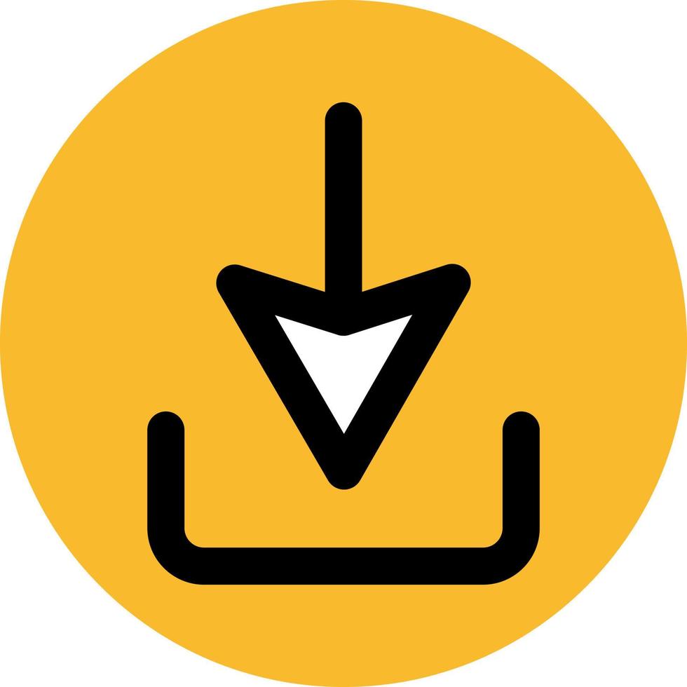 PC Download, illustration, vector on a white background.
