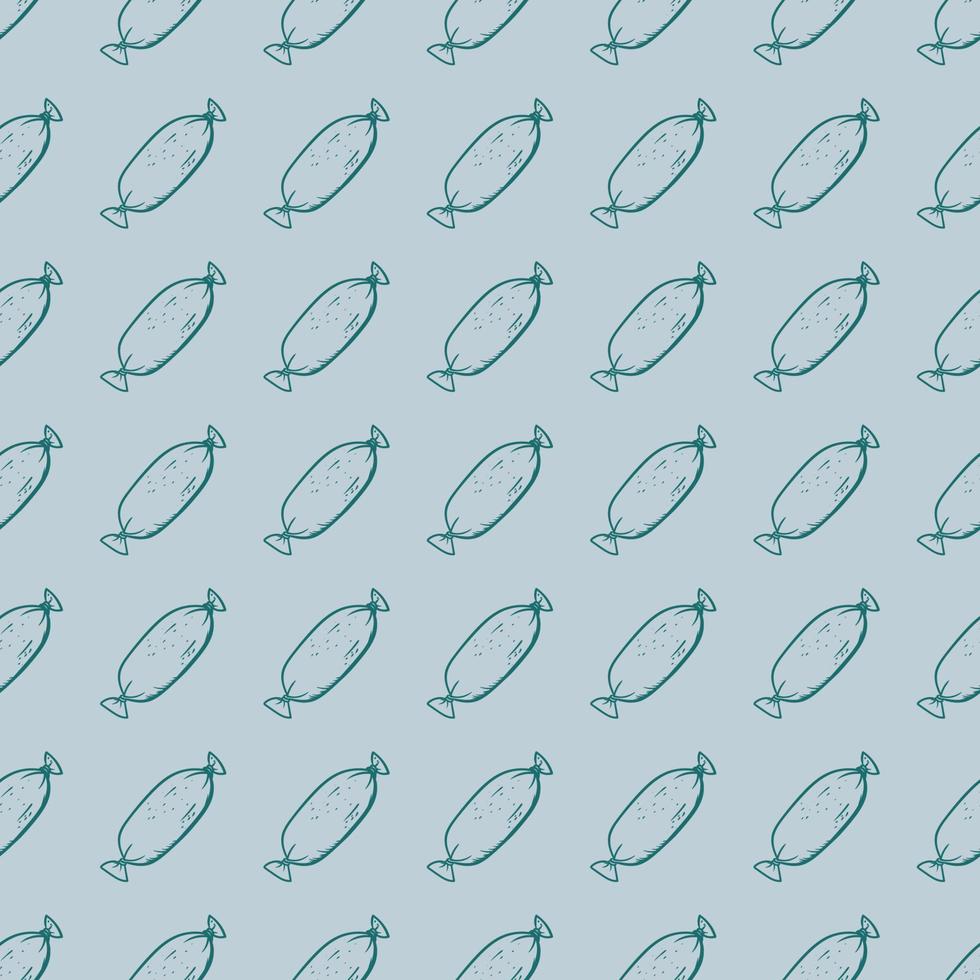 Candy pattern, illustration, vector on white background
