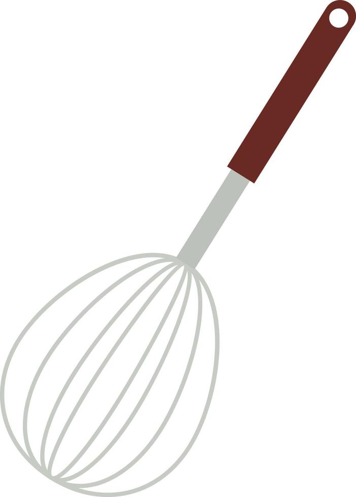 Whisk, illustration, vector on white background.