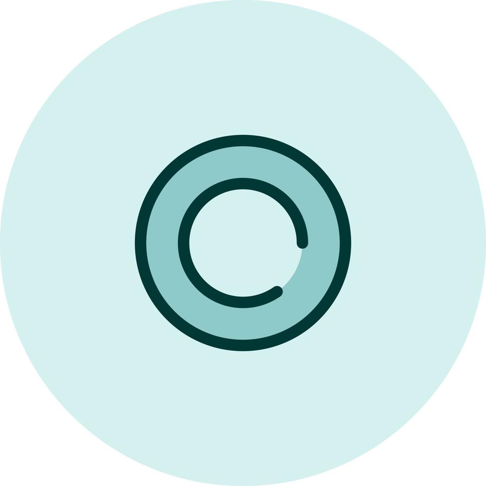 Record icon, illustration, vector on a white background.
