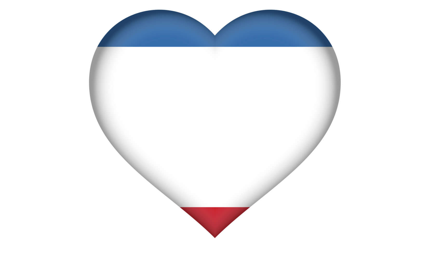 Crimea flag icon in the form of a heart png