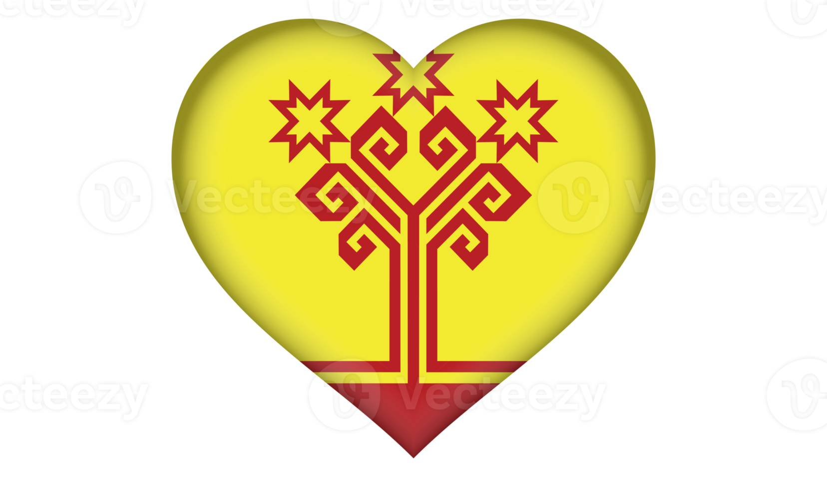 chuvashia flag icon in the form of a heart png