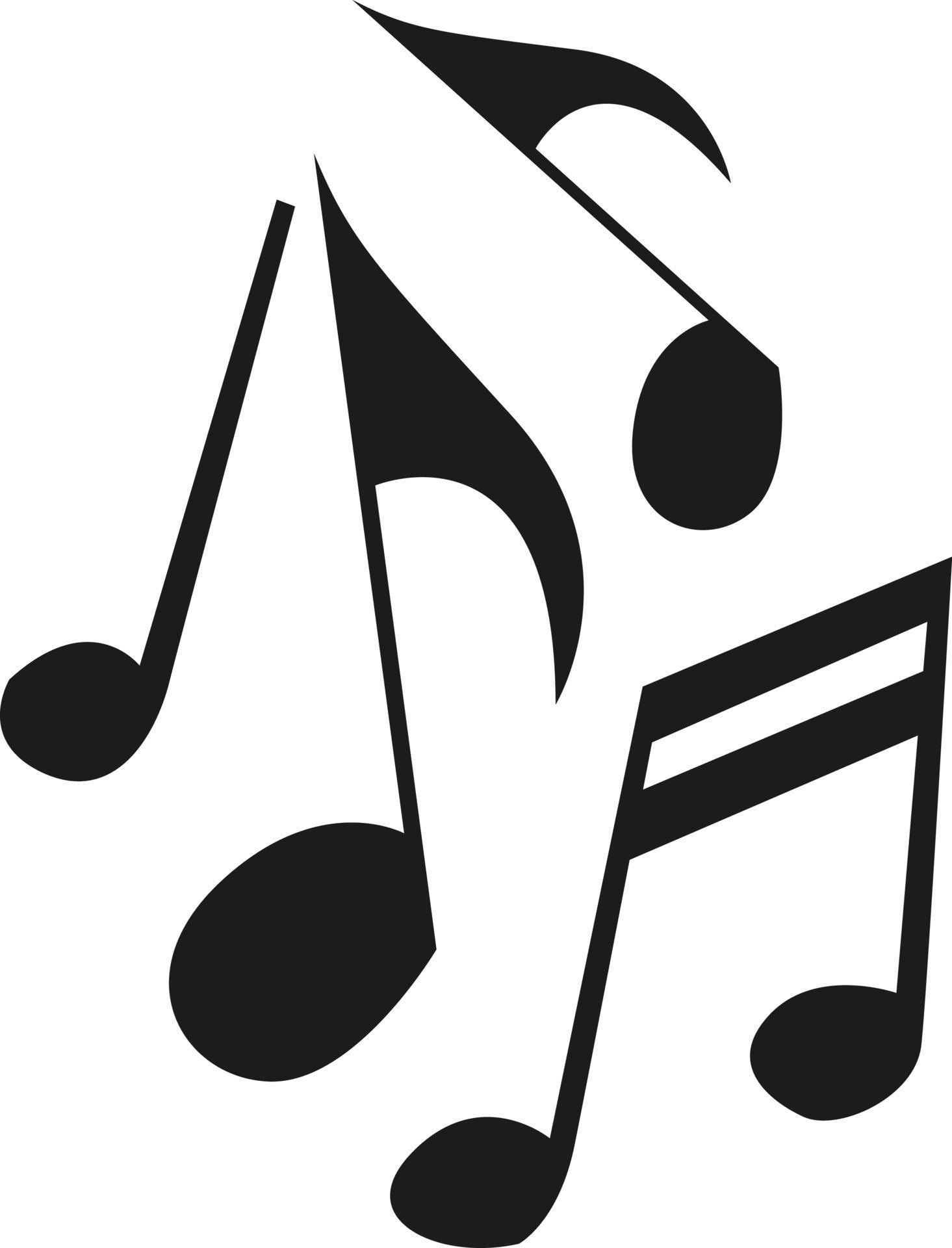 Music notes, illustration, vector on white background. 13471366 Vector