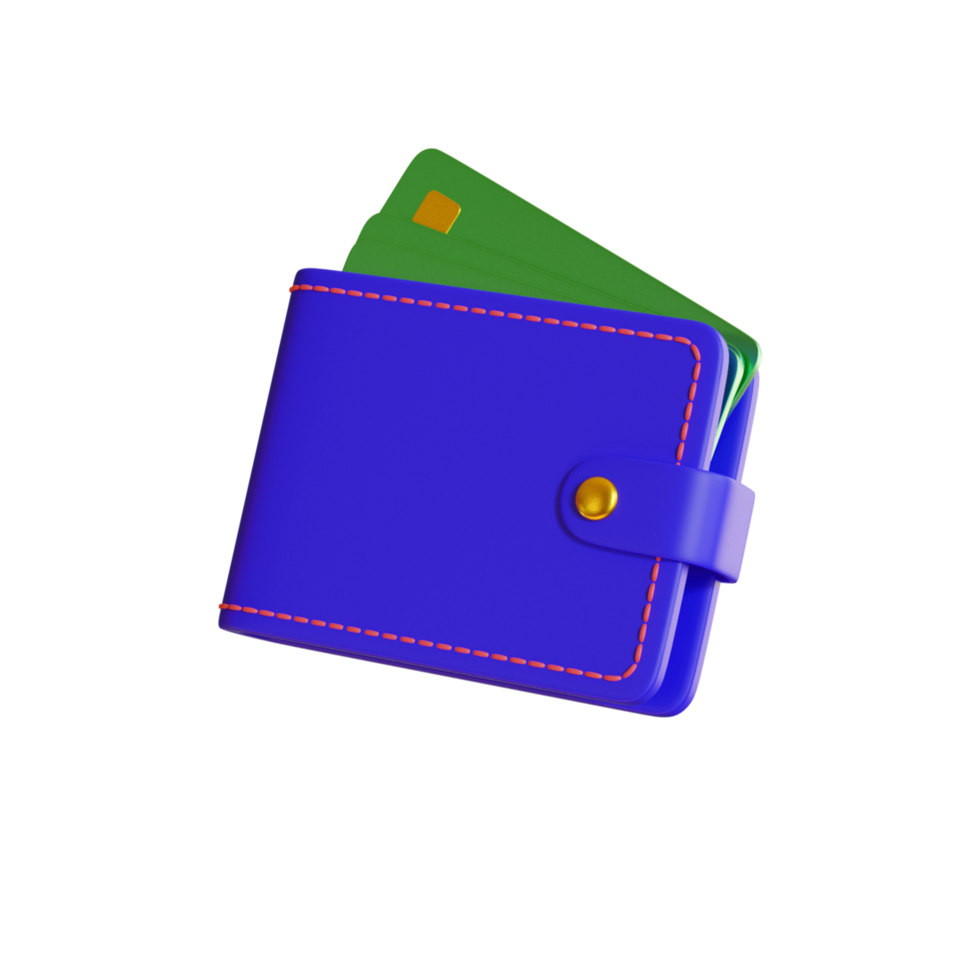 3d plånbok ikon png