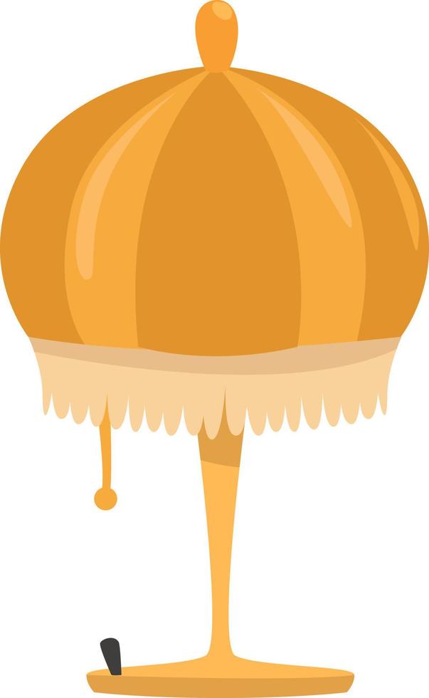 Small night lamp ,illustration,vector on white background vector