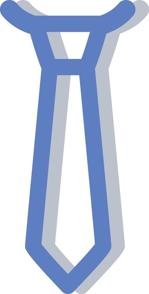 Corbata de fantasía azul, ilustración, vector sobre un fondo blanco.