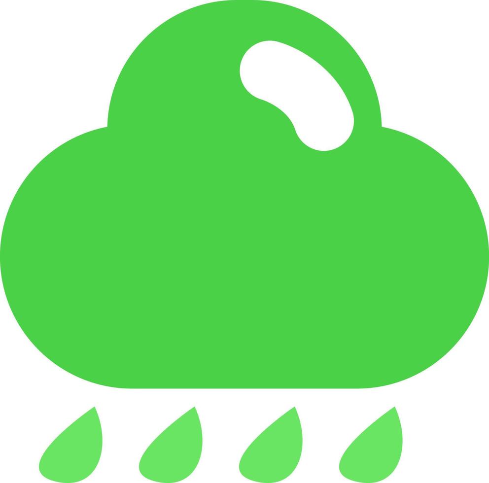 Ecology cloud, illustration, vector on a white background.