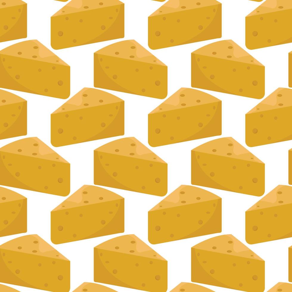 Cheese wallpaper, illustration, vector on white background.