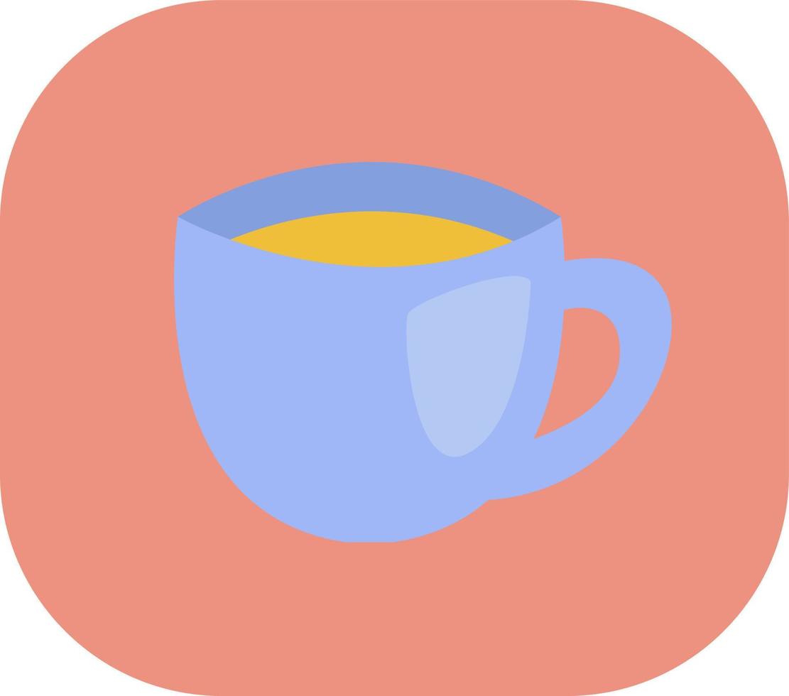 Breakfast tea, illustration, vector on a white background.