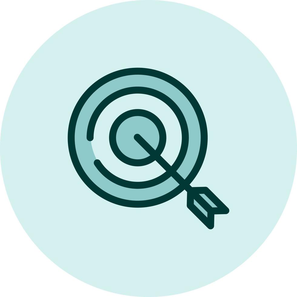 Targeted marketing, illustration, vector on a white background.