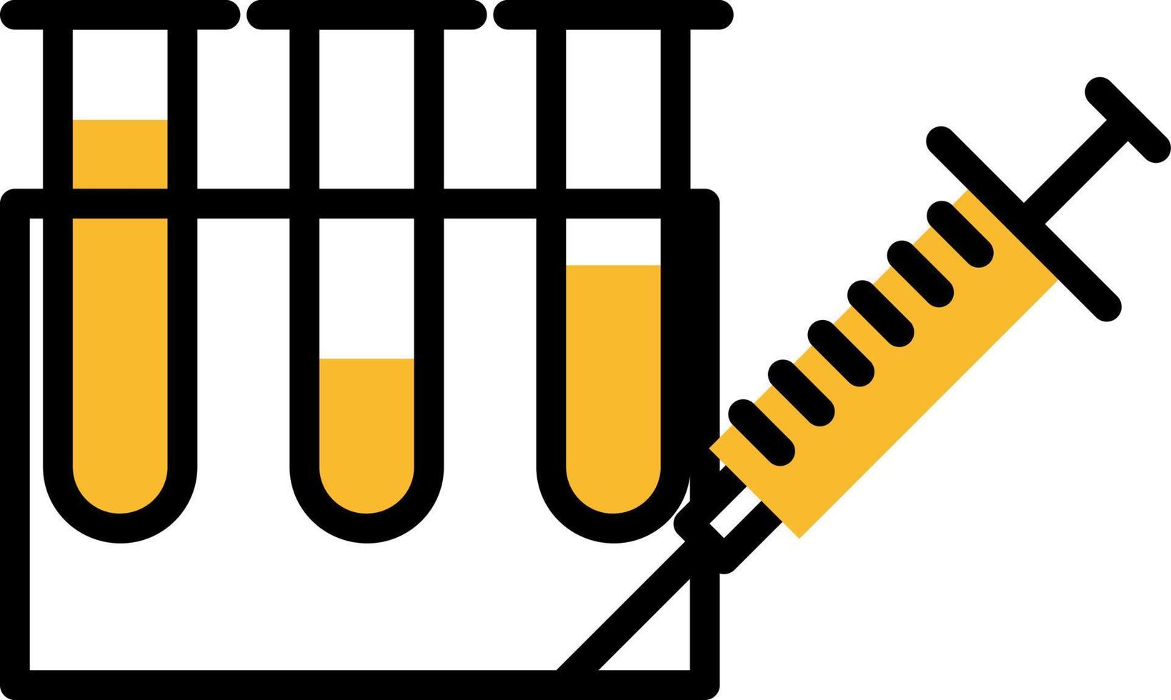 Reciclaje de equipos médicos, ilustración, vector sobre fondo blanco.