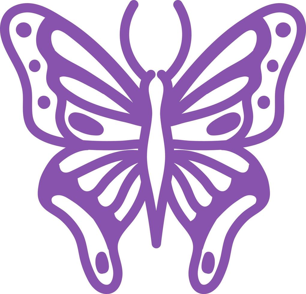 Red admiral butterfly, illustration, vector on a white background.
