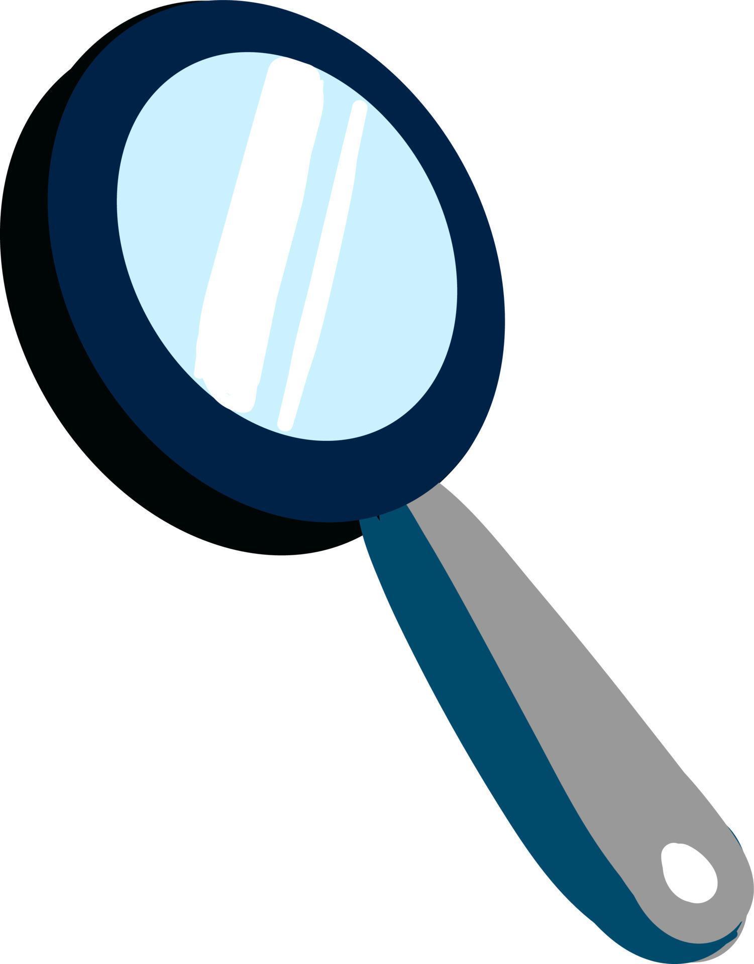 Magnifier tool, illustration, vector on white background 13472825