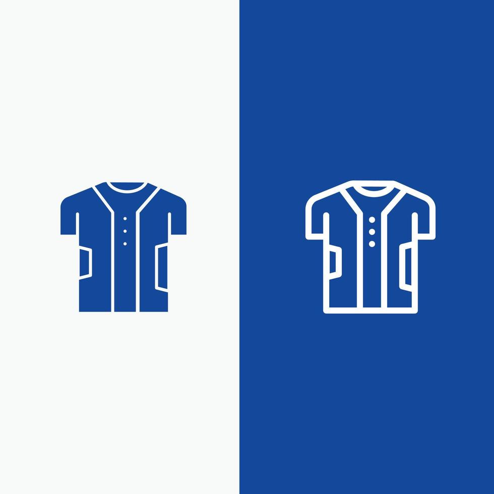 Cloth Clothing Digital Electronic Fabric Line and Glyph Solid icon Blue banner Line and Glyph Solid vector