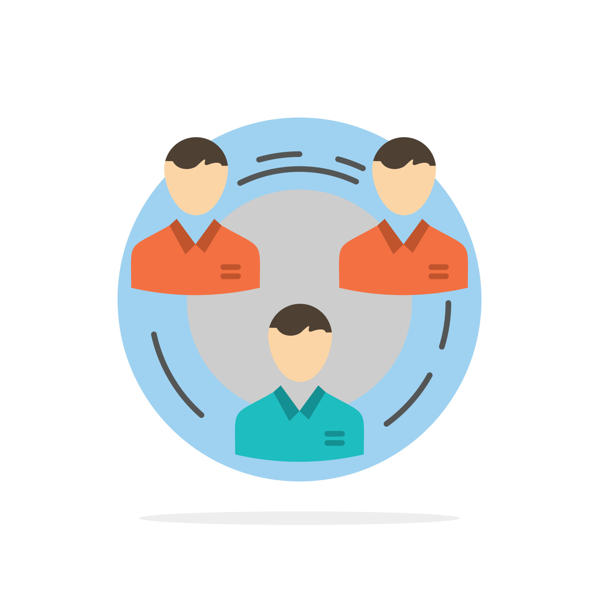 team-business-communication-hierarchy-people-social-structure-abstract