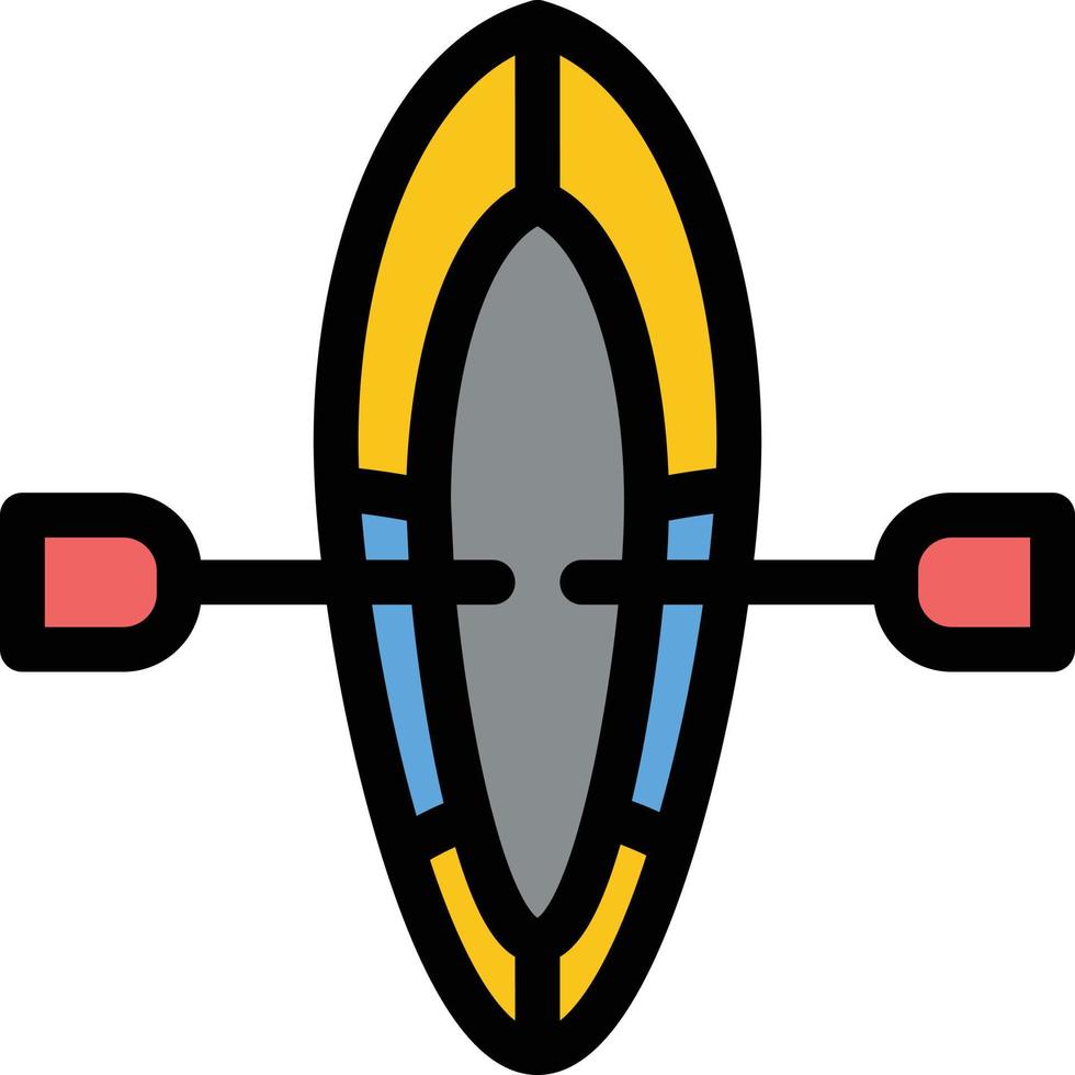 Boat Summer Beach  Flat Color Icon Vector icon banner Template