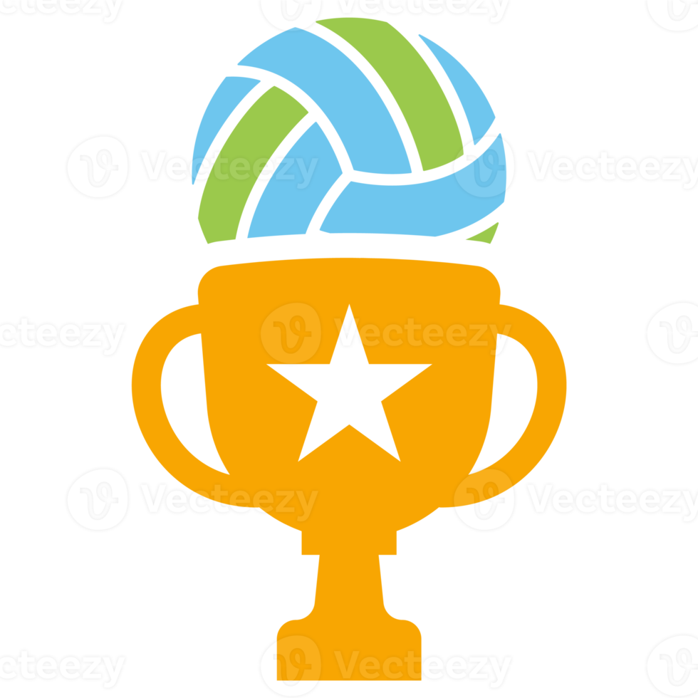 volleyboll trofén ikon png