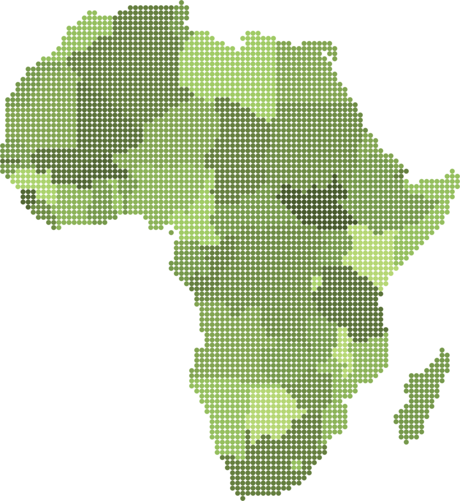 mappa dell'africa della geometria del cerchio. png