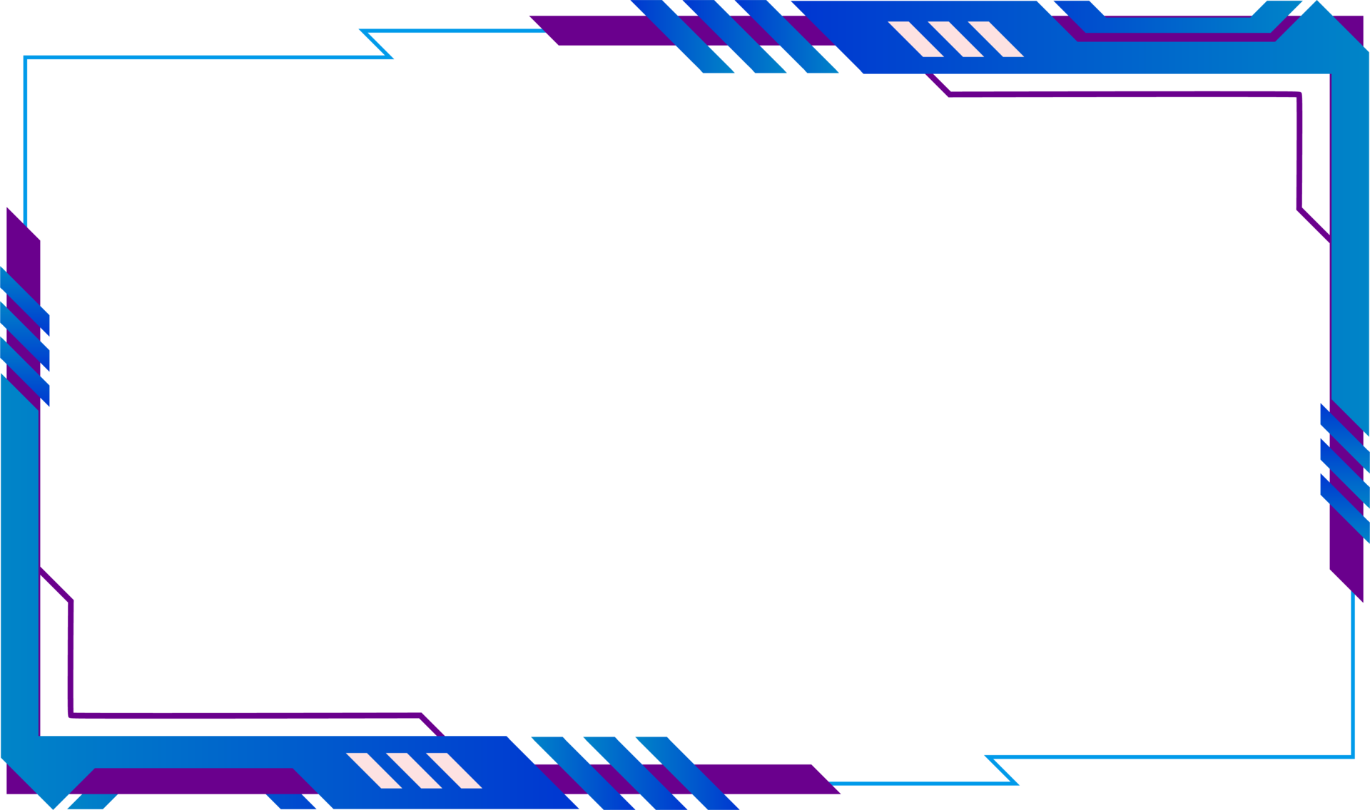 Blue Border PNGs For Free Download