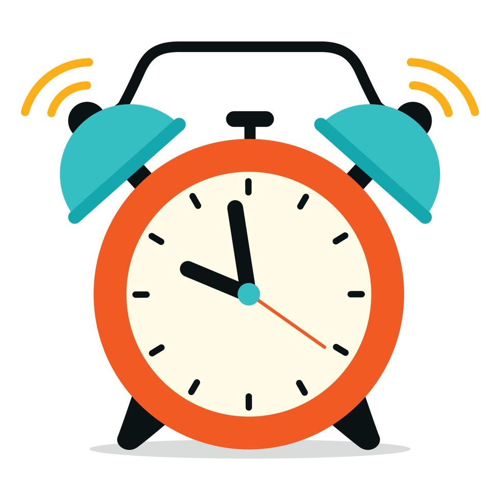 Vector Illustration Of A Clock 13474158 Vector Art at Vecteezy