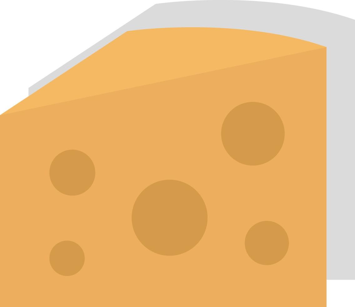 French cheese with holes, icon illustration, vector on white background