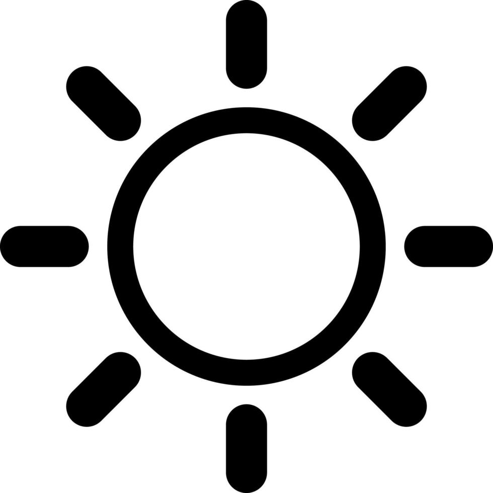 Summer sun, illustration, vector on a white background