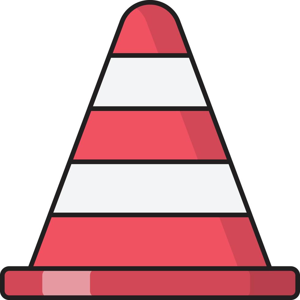 cone vector illustration on a background.Premium quality symbols.vector icons for concept and graphic design.