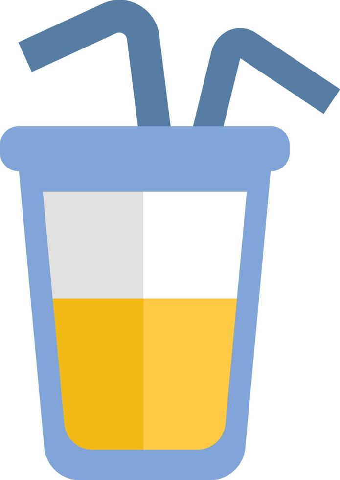 Lemon juice, illustration, vector, on a white background. vector