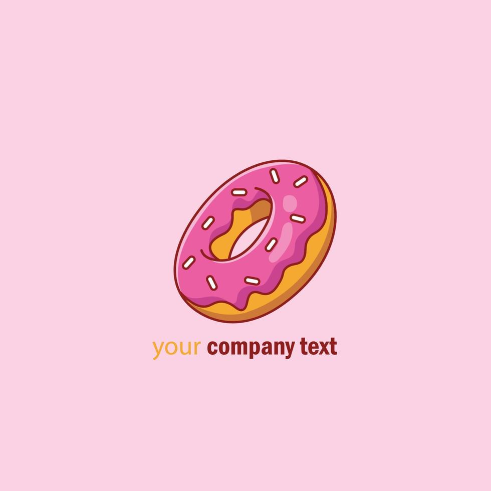 donut logo for shop vector