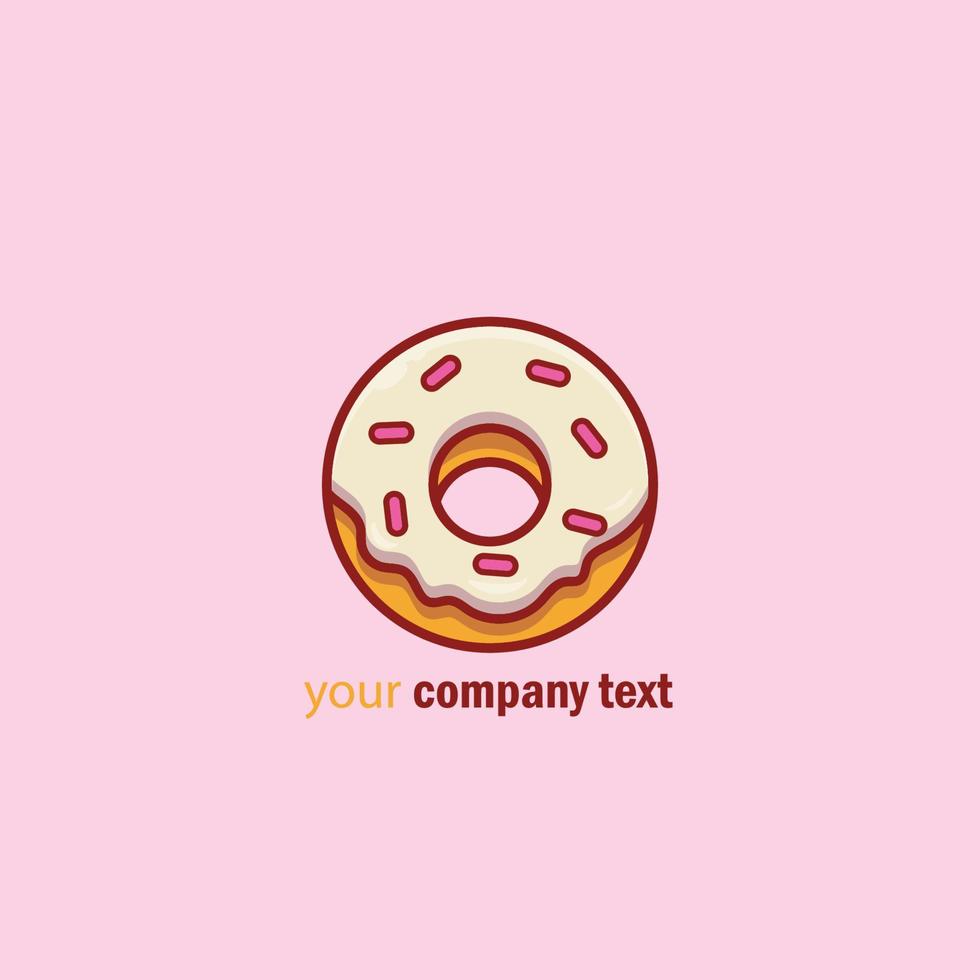 donut logo for shop vector