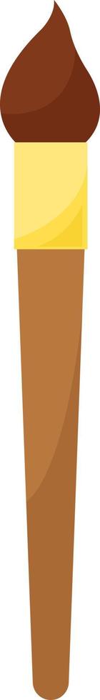 Paint brush, illustration, vector on white background