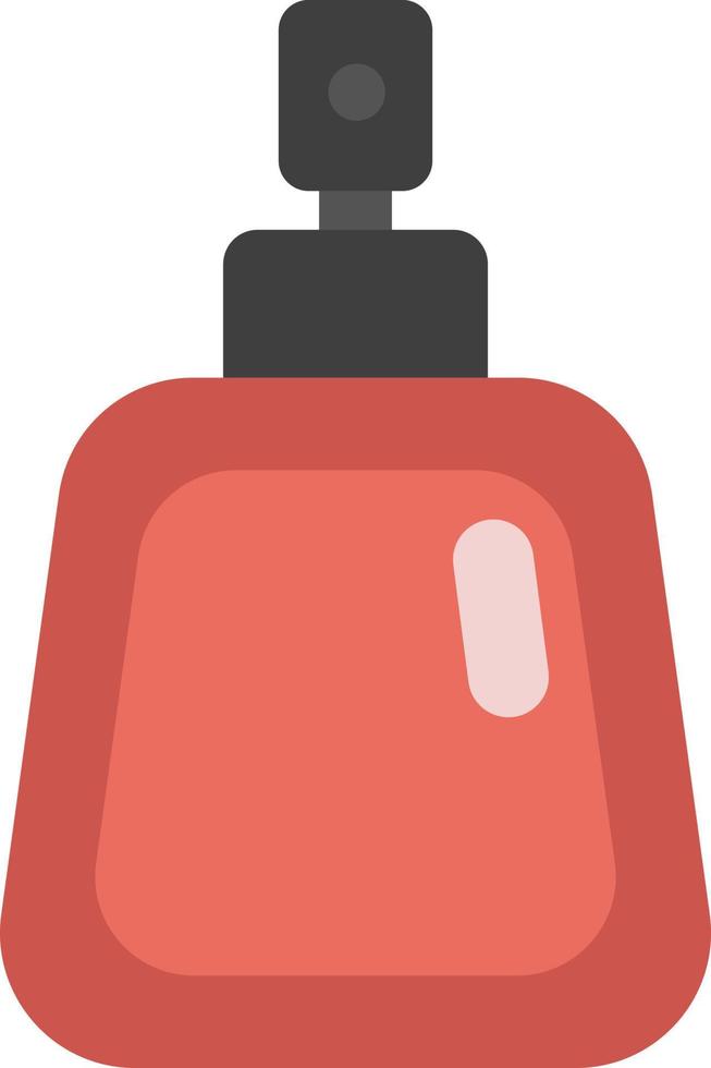 Red perfume, illustration, vector, on a white background. vector