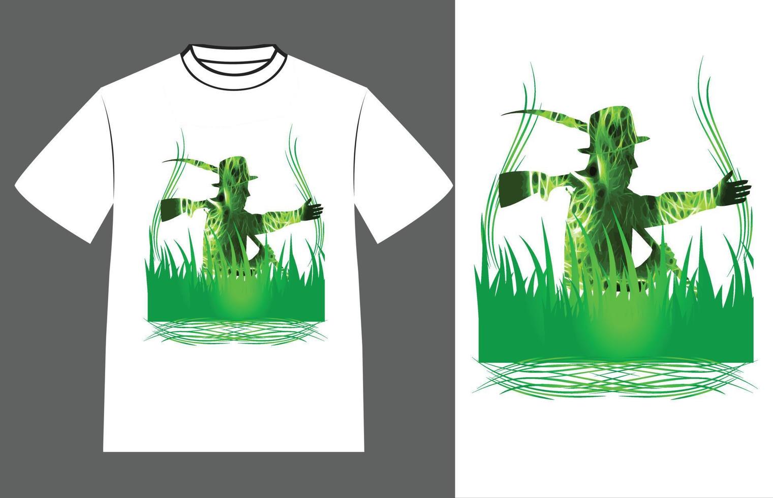 Hunter man t shirt design vector