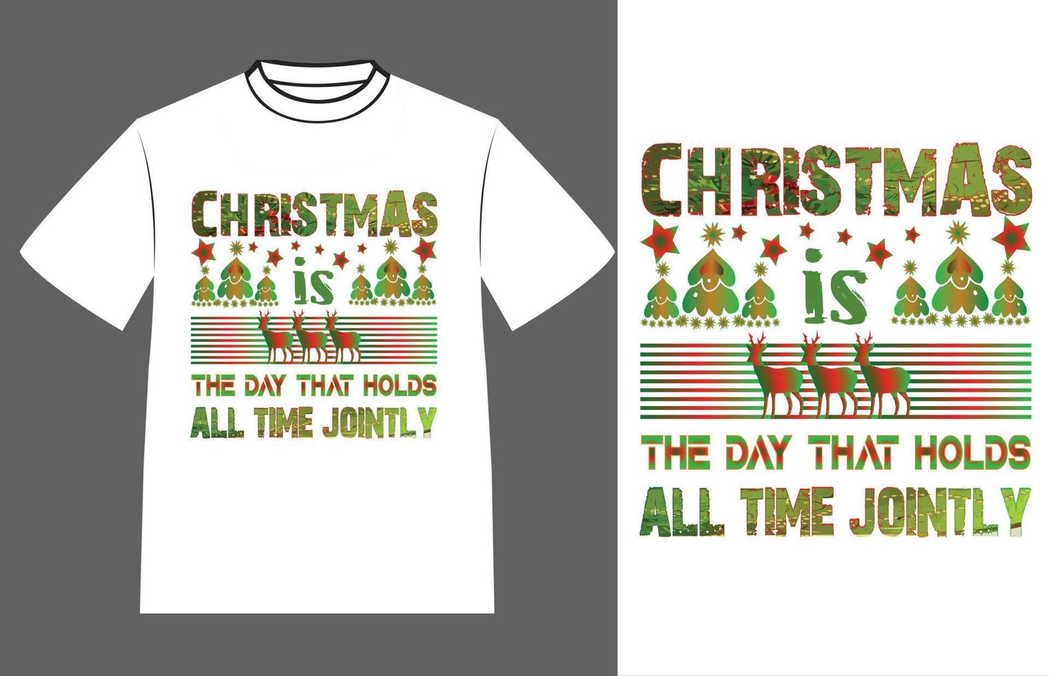 Christmas t-shirt design vector