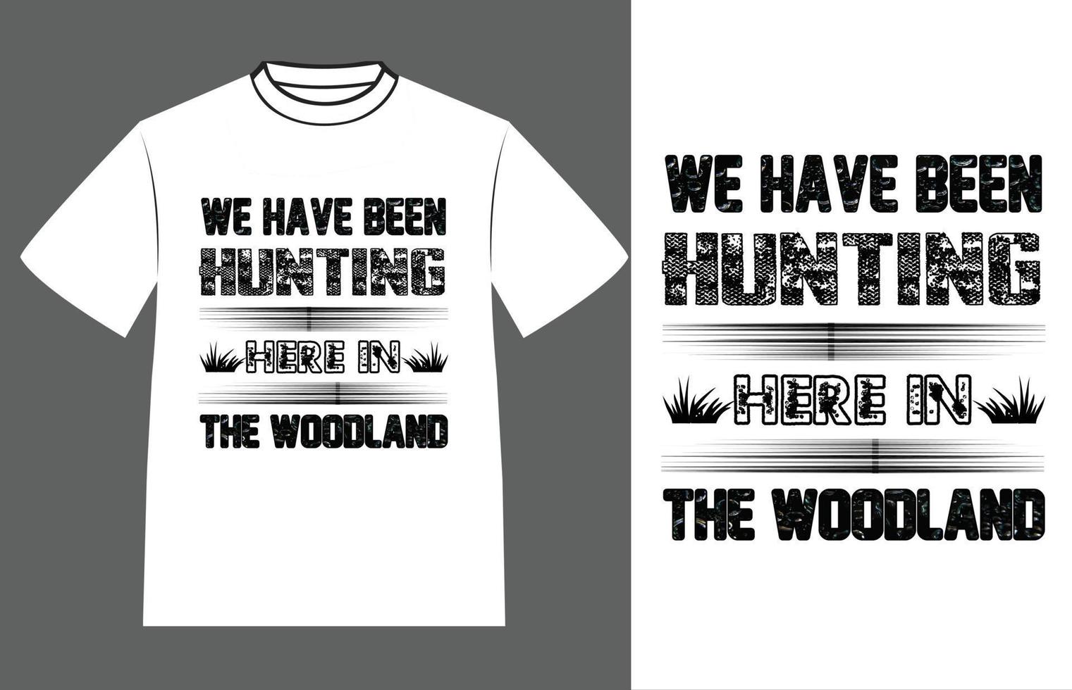 Hunting typography t shirt design vector