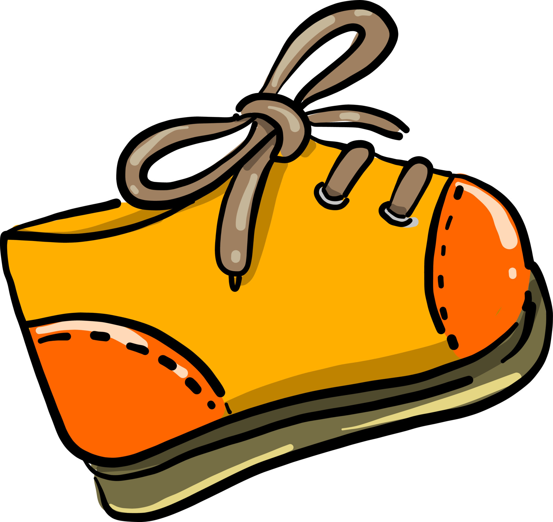 Small sneakers, illustration, vector on white background 13476461 ...