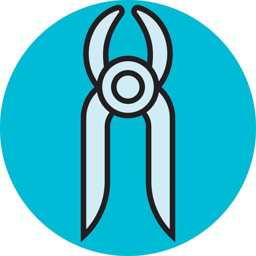 Dental tool, illustration, vector, on a white background. vector