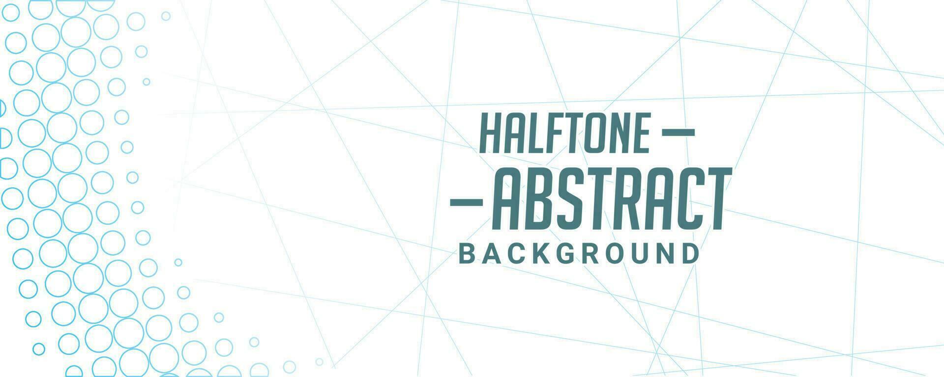 Halftone banner design template vector