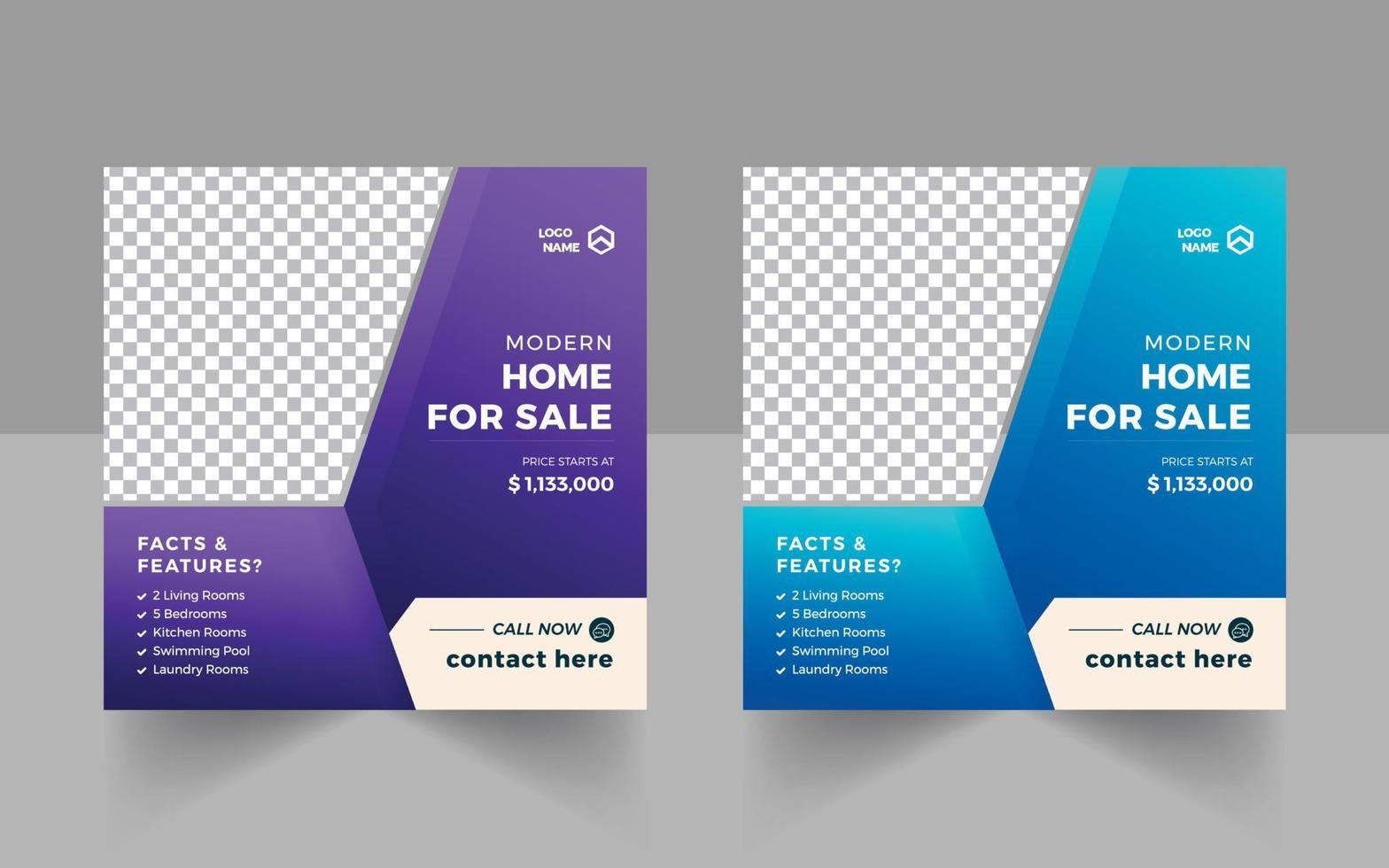 Real Estate Home Sale And Web Banner vector